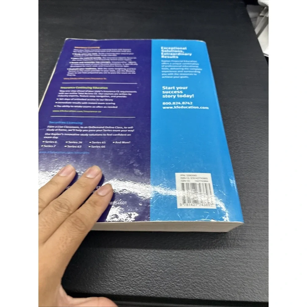 KAPLAN UNIFORM INVESTMENT ADVISER LAW EXAM SECURITIES By Kaplan Financial VG